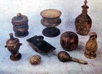 Wooden items made in Semionov in past