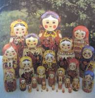 Semionovskaya matryoshka USSR peoples