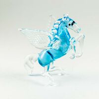 Пегас синий стеклянная фигурка Животные