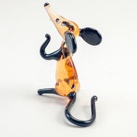 Стеклянная фигурка "Мышь Карина"