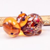 Бегемот бежевый длиной 5 см