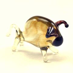 Фигурка стеклянная Бык