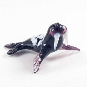 Фигурка моржа коричневого высотой 3 см Животные