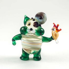 Фигурка Кот пират с птичкой Коты