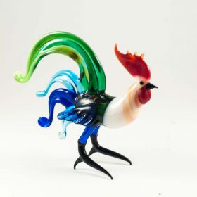 Петух фигурка из стекла Птицы 