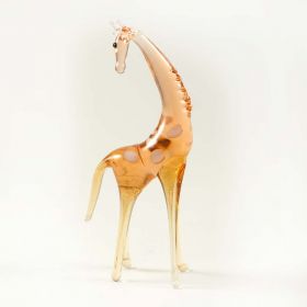 Cтеклянная фигурка жирафика высотой 6 см Животные