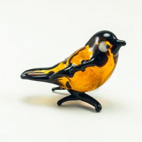 Воробей фигурка из стекла Птицы 