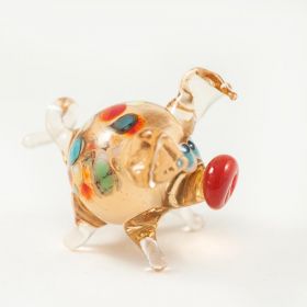 Свинка фигурка из стекла Животные