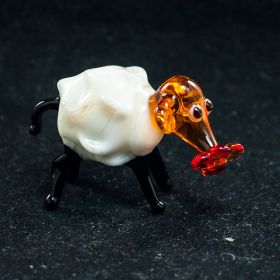Фигурка Овечка с цветком Животные