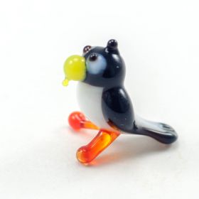 Ворона фигурка  из стекла Миниатюрные