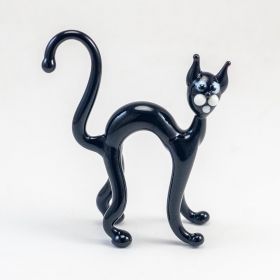 Фигурка черный  кот Коты