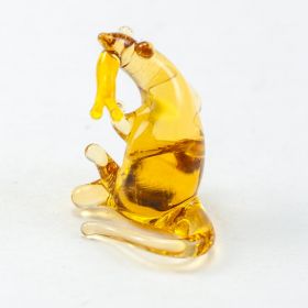 Выдра с рыбой мини фигурка Миниатюрные