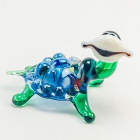 Черепаха синяя веселая Рептилии