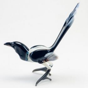 Стеклянная фигурка Сорока Птицы 