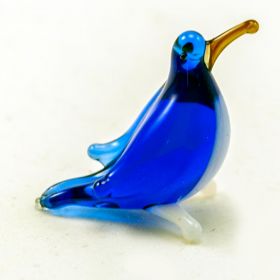 Пингвин синий мини фигурка Миниатюрные