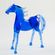 Конь синий фигурка Животные