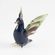 Голубь фиолетовый стеклянная фигурка Птицы 