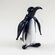 Пингвин черный фигурка из стекла Птицы 