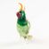 Стеклянная фигурка Попугай зеленый Птицы 