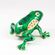 Шкатулка зеленая лягушка с лапкой назад Шкатулки Фаберже