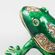 Шкатулка зеленая лягушка с полосками и пятнышками на спине Шкатулки Фаберже