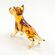 Фигурка Бультерьер коричневый высотой 4 см Собаки