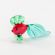 Фигурка рыбка зеленая Миниатюрные