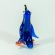 Пингвин синий фигурка из стекла высотой 5 см Птицы 