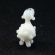 Овечка мини фигурка из стекла высотой 1,5 см Миниатюрные