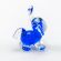 Ослик синий мини фигурка Миниатюрные